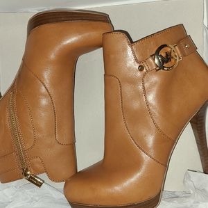 Michael Kors leather booties Size 8 Never been worn